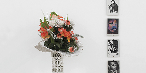 Artwork by Marlene Smith, Art History, 1987. Mixed media. 85 x 76 x 45cm.